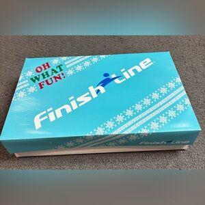 Vintage Finish Line Oh What Fun Christmas Winter Gift Box 17” x 11” x 4”